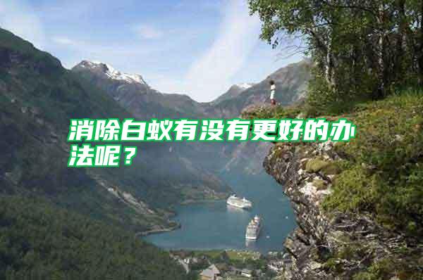 消除白蟻有沒有更好的辦法呢?