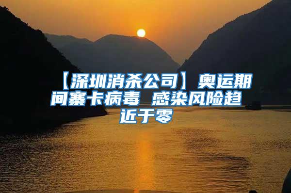 【深圳消殺公司】奧運期間寨卡病毒 感染風險趨近于零