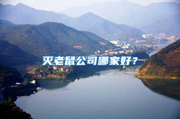 滅老鼠公司哪家好?