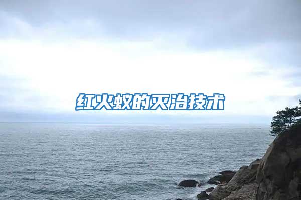 紅火蟻的滅治技術(shù)