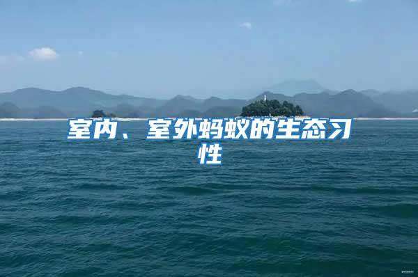室內、室外螞蟻的生態習性