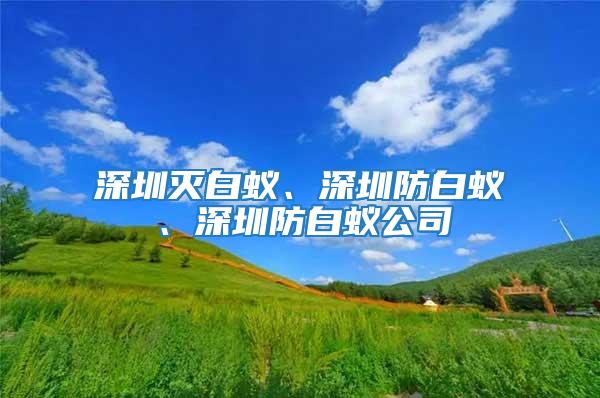 深圳滅白蟻、深圳防白蟻、深圳防白蟻公司