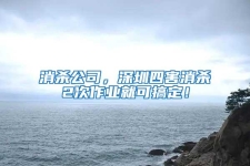 消殺公司，深圳四害消殺2次作業就可搞定！